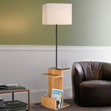 将图片加载到图库查看器，Nordic Modern living room storage wooden floor lamp
