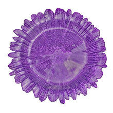 Cargar imagen en el visor de la galería, Glass Sunflower Irregular Dinner Fruit Plate Decoration Plate
