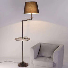 Cargar imagen en el visor de la galería, Modern LED living room storage tray floor lamp
