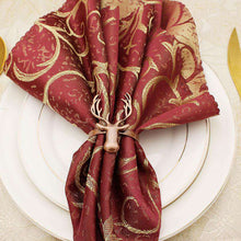 Cargar imagen en el visor de la galería, Christmas retro deer head buckle napkin ring
