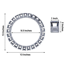 将图片加载到图库查看器，AGHomeDeco Diamond mirror glass plate fruit plate steak plate
