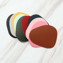 Carregar imagem no visualizador da galeria, Leather PVC double sides waterproof irregular coaster
