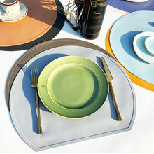 Cargar imagen en el visor de la galería, Morandi Color Nordic Style Silicone Food Grade Placemat
