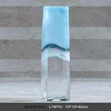 Cargar imagen en el visor de la galería, Luxury glass vase living decoration hydroponic plant flower vase
