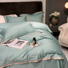 Charger l&#39;image dans la galerie, Luxury 80&#39;s long-staple satin cotton four-piece bedding
