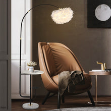 Charger l&#39;image dans la galerie, Modern living /bedroom wireless feather floor lamp
