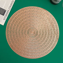 Carregar imagem no visualizador da galeria, PVC hollow non-slip decorative soft table placemat
