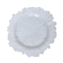 Cargar imagen en el visor de la galería, Glass Sunflower Irregular Dinner Fruit Plate Decoration Plate
