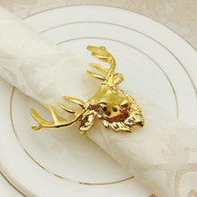 Cargar imagen en el visor de la galería, Fantastic Christmas deer head buckle napkin ring
