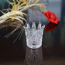 Cargar imagen en el visor de la galería, Creative crystal glass crown ins beauty storage stand
