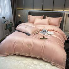 Carregar imagem no visualizador da galeria, High-end 120’S long-staple cotton embroidery four-piece bedding
