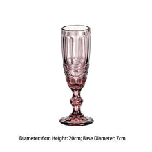 Cargar imagen en el visor de la galería, Snake pattern color champagne cocktail glass red wine oblet juice glass
