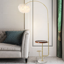 Cargar imagen en el visor de la galería, Modern living /bedroom wireless feather floor lamp
