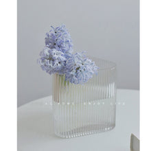 将图片加载到图库查看器，Modern green blue glass vase creative geometric flower
