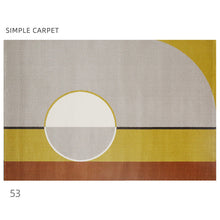 将图片加载到图库查看器，Simple modern carpet designer living room sofa coffee table blanket
