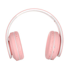 将图片加载到图库查看器，Macaron InPods Boom Portable Wireless Bluetooth 5.0 Headphone Cute girl Headphone Pink HIFI Stereo
