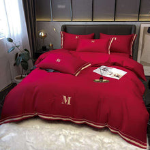 Cargar imagen en el visor de la galería, High-end 120’S long-staple cotton embroidery four-piece bedding
