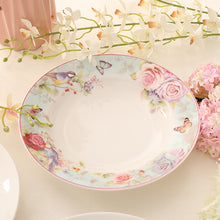 Carregar imagem no visualizador da galeria, CREATIVE COUNTRY HOME CERAMIC BONE CHINA SOUP PLATE
