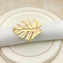 Charger l&#39;image dans la galerie, High-end Turtle Leaf Wedding Napkin Ring
