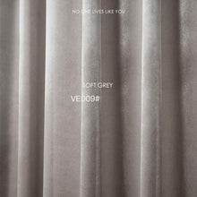 Cargar imagen en el visor de la galería, Light Luxury Velvet Curtain Gray Series
