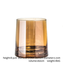 将图片加载到图库查看器，Nordic colorful home decorative Whiskey glass water juice cup
