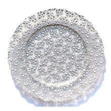 Cargar imagen en el visor de la galería, Bubble Raindrop glass plate wedding hotel tableware fruit plate mat
