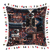 将图片加载到图库查看器，Kilim Ethnic style Moroccan embroidery unique floral pillowcase
