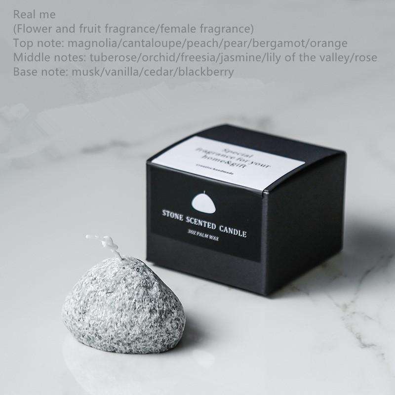 Stone Ice Flower Aromatherapy Candle Aroma Decoration