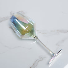 将图片加载到图库查看器，Ins goblet rainbow cup colorful crystal champagne wine glass
