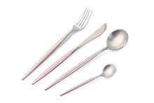 将图片加载到图库查看器，Stainless Steel 304 Portuguese Cutlery Four-piece suit Steak Knife Fork Spoon
