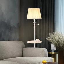 Cargar imagen en el visor de la galería, Modern LED living room storage tray floor lamp
