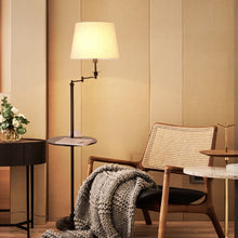 Cargar imagen en el visor de la galería, Modern LED living room storage tray floor lamp
