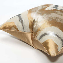 将图片加载到图库查看器，MODERN SIMPLICITY CHAMPAGNE GOLD PILLOWCASE CUSHION
