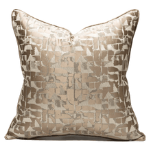 将图片加载到图库查看器，MODERN JACQUARD ALL-MATCH CHECKERED BROWN PILLOWCASE
