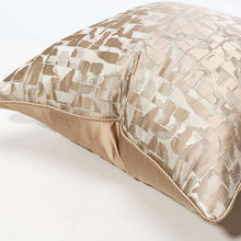 Charger l&#39;image dans la galerie, MODERN JACQUARD ALL-MATCH CHECKERED BROWN PILLOWCASE
