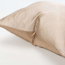 Cargar imagen en el visor de la galería, LIGHT LUXURY SATIN MODERN DARK GRID BROWN PILLOWCASE
