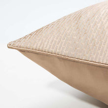 将图片加载到图库查看器，LIGHT LUXURY SATIN MODERN DARK GRID BROWN PILLOWCASE
