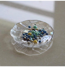 将图片加载到图库查看器，Shell glass storage creative mini ornaments multi-function palette plate
