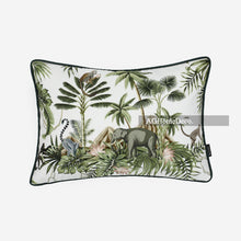 Cargar imagen en el visor de la galería, Jungle beasts tropical animal velvet pillow waist pillowcase
