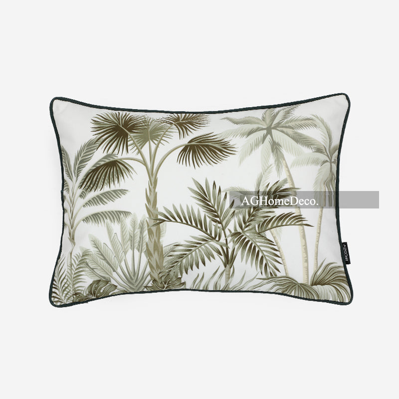 Jungle beasts tropical animal velvet pillow waist pillowcase