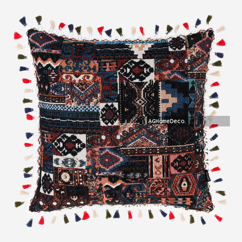 Kilim Ethnic style Moroccan embroidery unique floral pillowcase