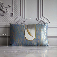 将图片加载到图库查看器，Light luxury soft decoration hall model room decoration pillow cushion
