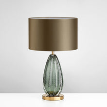 Charger l&#39;image dans la galerie, American style coloured glaze creative bedside  table lamp
