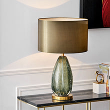 Carregar imagem no visualizador da galeria, American style coloured glaze creative bedside  table lamp
