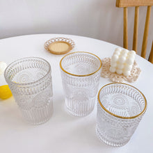 将图片加载到图库查看器，Phnom Penh Sunflower Glass Creative transparent heat-resistant water cup
