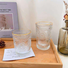 将图片加载到图库查看器，Phnom Penh Sunflower Glass Creative transparent heat-resistant water cup
