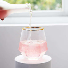 将图片加载到图库查看器，Home modern minimalist colorful frosted hexagonal glass
