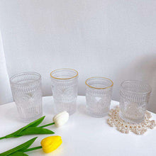 将图片加载到图库查看器，Phnom Penh Sunflower Glass Creative transparent heat-resistant water cup
