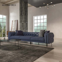 Charger l&#39;image dans la galerie, Four-seat modern minimalist button sofa
