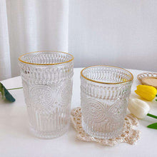 将图片加载到图库查看器，Phnom Penh Sunflower Glass Creative transparent heat-resistant water cup
